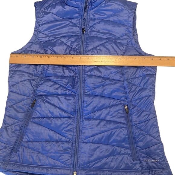 Columbia Blue Full Zip Omni-Heat Omni-Shield Quilted Vest Size Medium - Picture 10 of 11